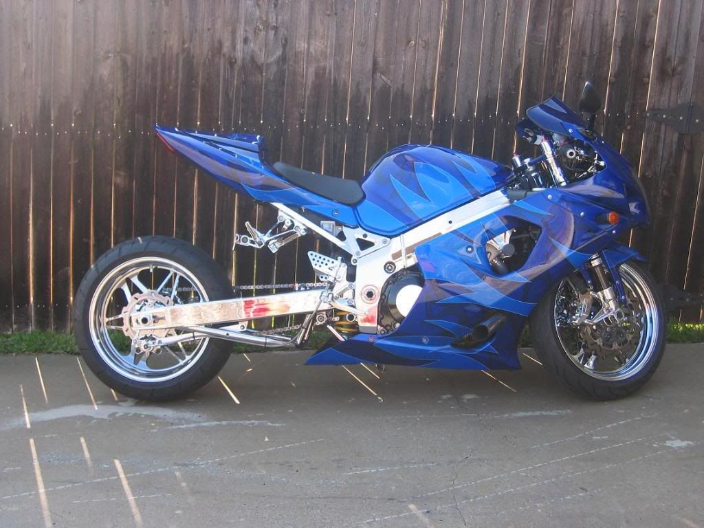 04 GSXR1000 Frame (Chrome Plated) Clean Title In Hand Suzuki GSXR